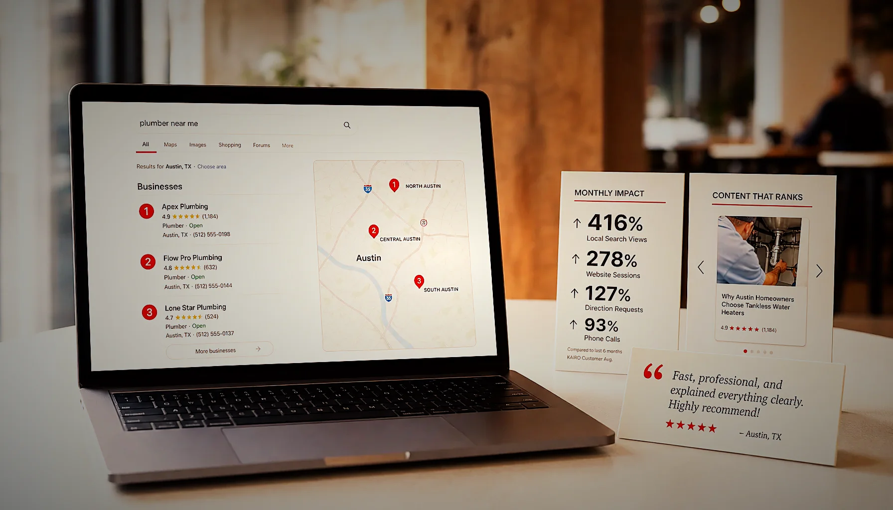 how to get my business to show up on Google — KAIRO